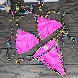 Xposed Skinz Cheeky Bikini Set